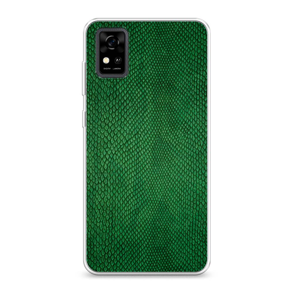 

Чехол Awog на ZTE Blade A31 / ЗТЕ Блэйд A31 "Изумрудная змея", Разноцветный, 134650-3