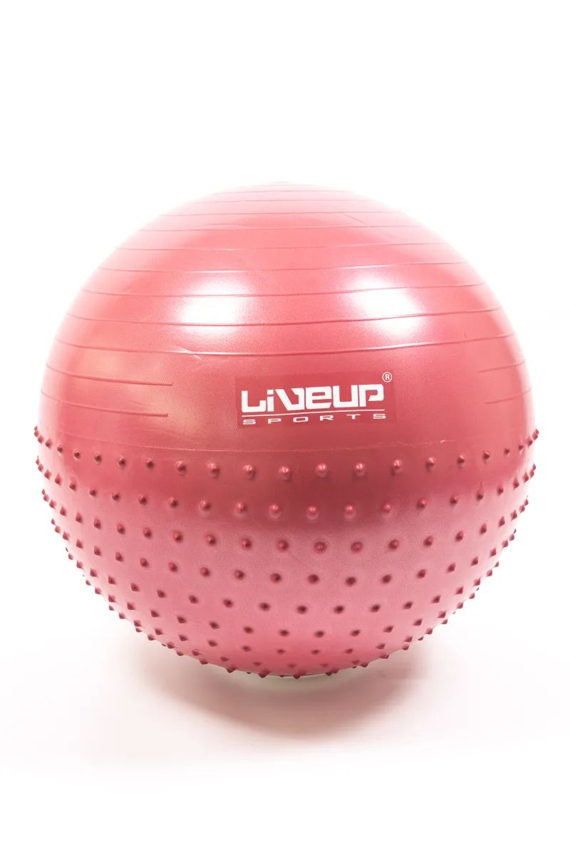 

Массажный мяч LiveUp HALF MASSAGE BALL+9'' handpump LS3569, HALF MASSAGE BALL+9'' handpump