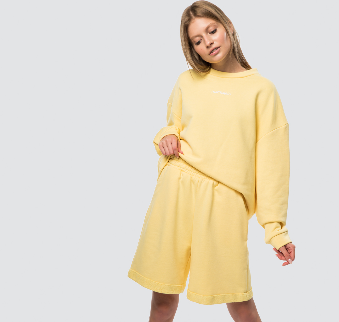 

Шорты женские Marmalato 1032-002 желтые L, 1032-002