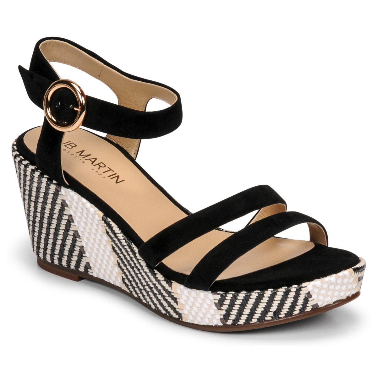 

Босоножки женские JB Martin 19173200 черные 34 EU, Черный, 19173200