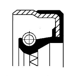 

Сальник КПП CORTECO 01035820B 20,5x28x7