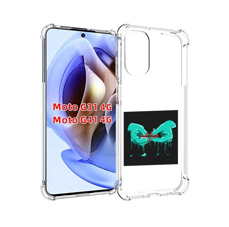 

Чехол MyPads закручиваю-розочки для Motorola Moto G31 4G / G41 4G, Прозрачный, Tocco