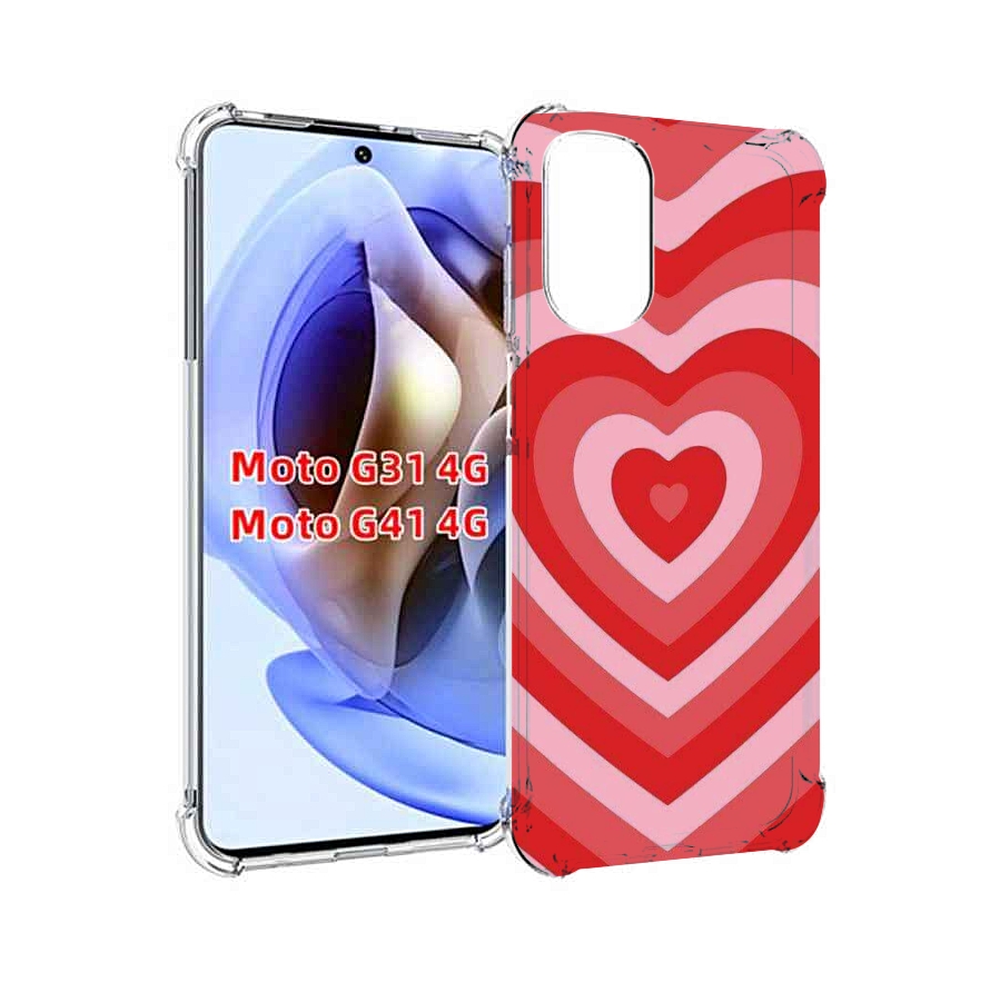 

Чехол MyPads завораживающее сердце женский для Motorola Moto G31 4G / G41 4G, Прозрачный, Tocco
