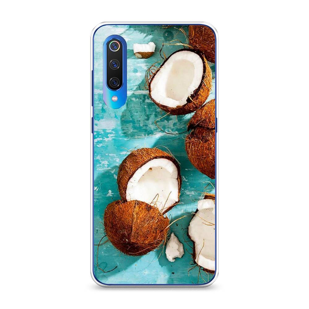 

Чехол Awog на Xiaomi Mi 9 "Разбитые кокосы", Разноцветный, 34850-10