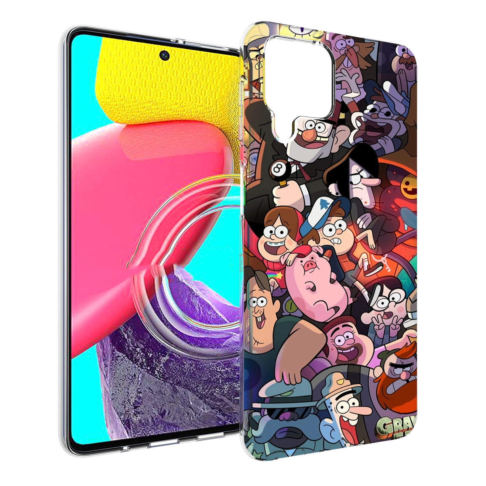 Чехол MyPads гравити-фолз для Samsung Galaxy M53 (SM-M536)