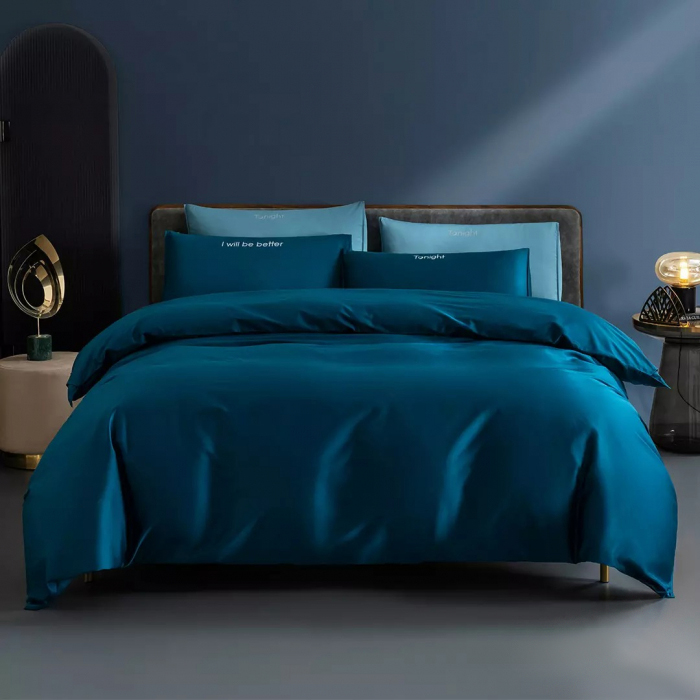 

Постельное белье из хлопка Deep Sleep Luxury Sateen Kits 1.5m Dark Blue
