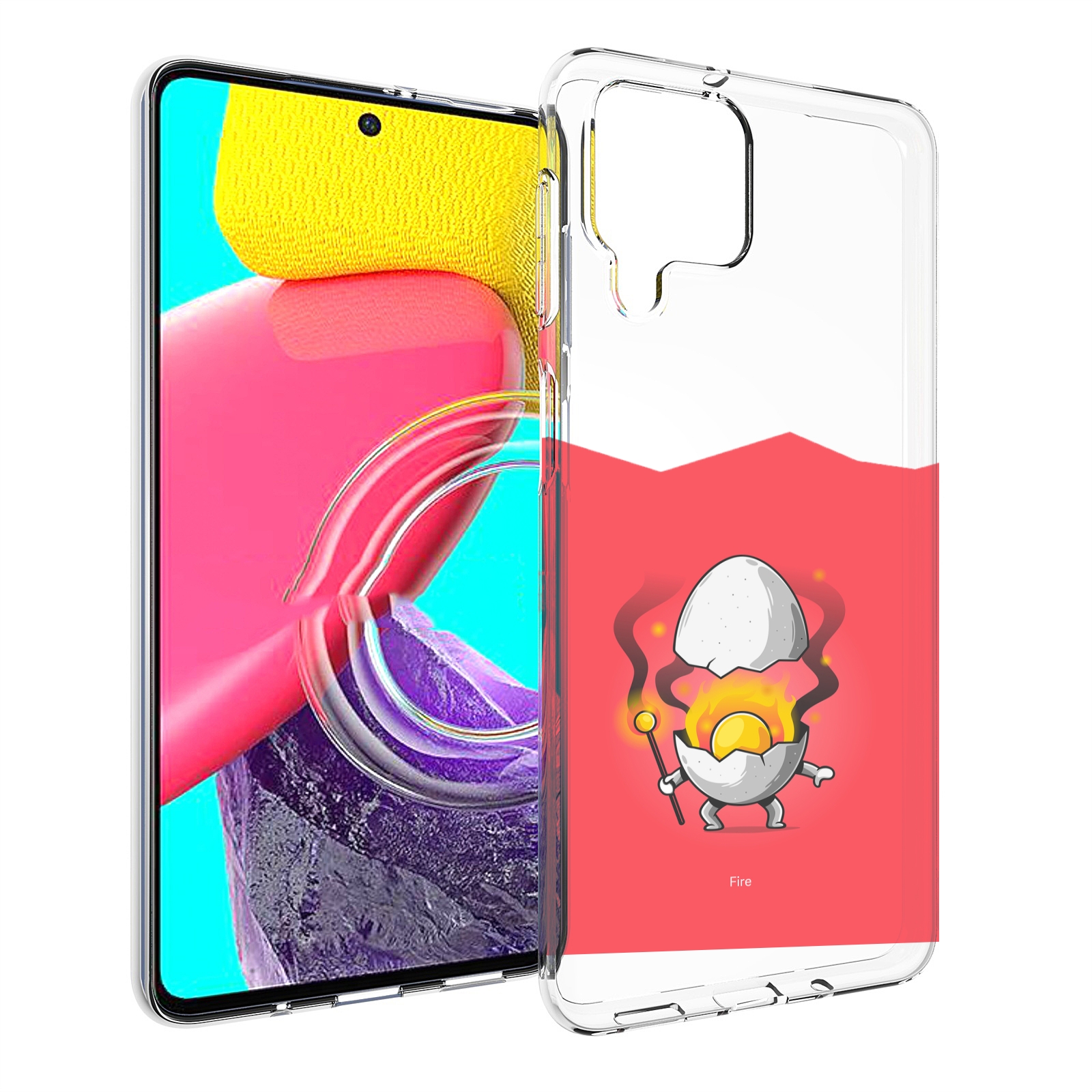 

Чехол MyPads горелое яйцо для Samsung Galaxy M53 (SM-M536), Прозрачный, Tocco