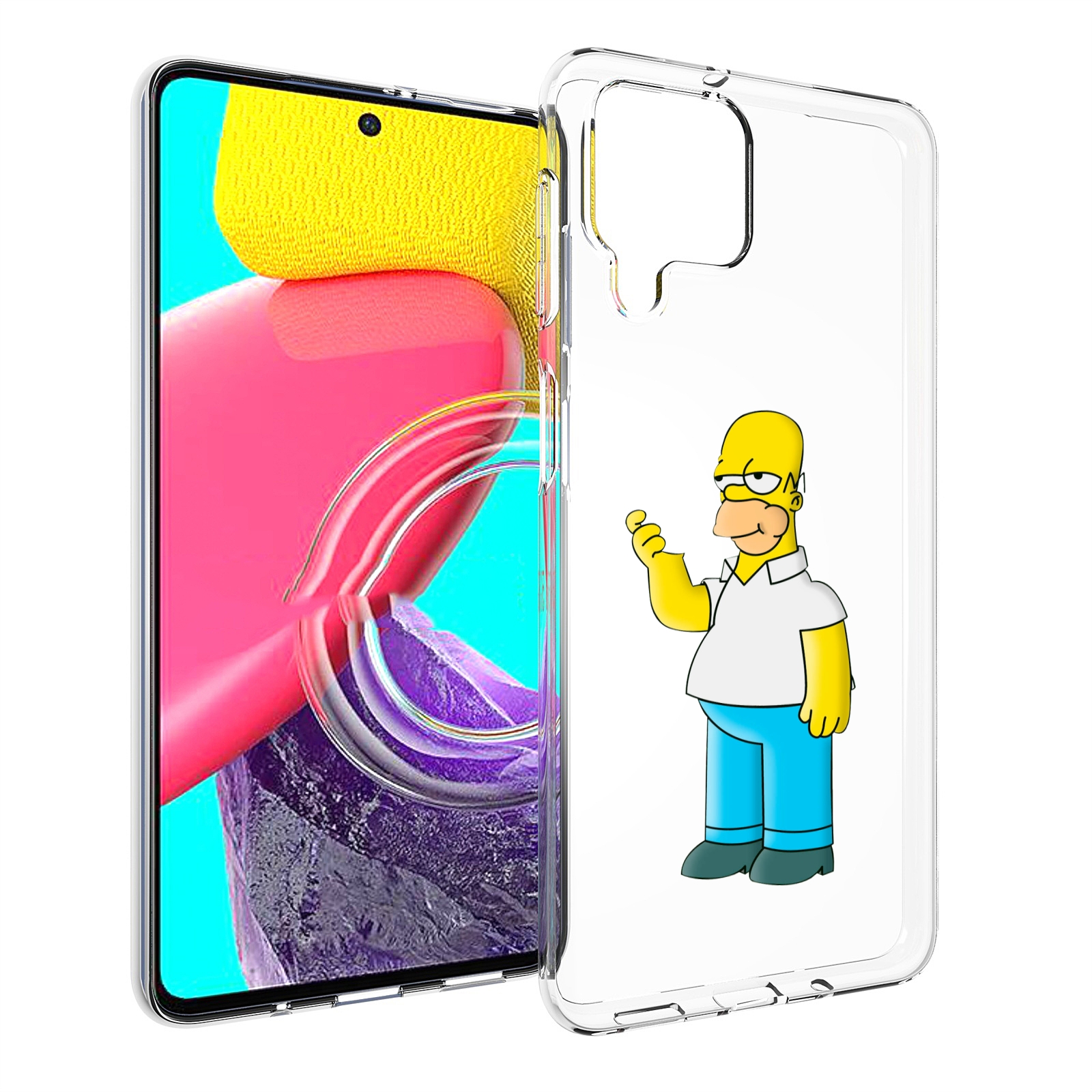 

Чехол MyPads гомер-симпсон для Samsung Galaxy M53 (SM-M536), Прозрачный, Tocco