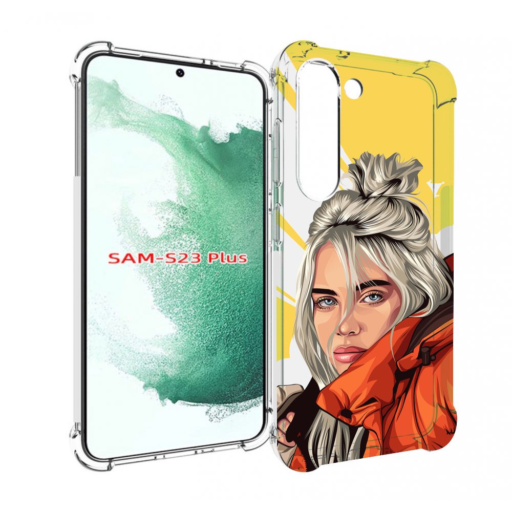

Чехол MyPads билли-айлиш-в-куртке для Samsung Galaxy S23 Plus +, Прозрачный, Tocco