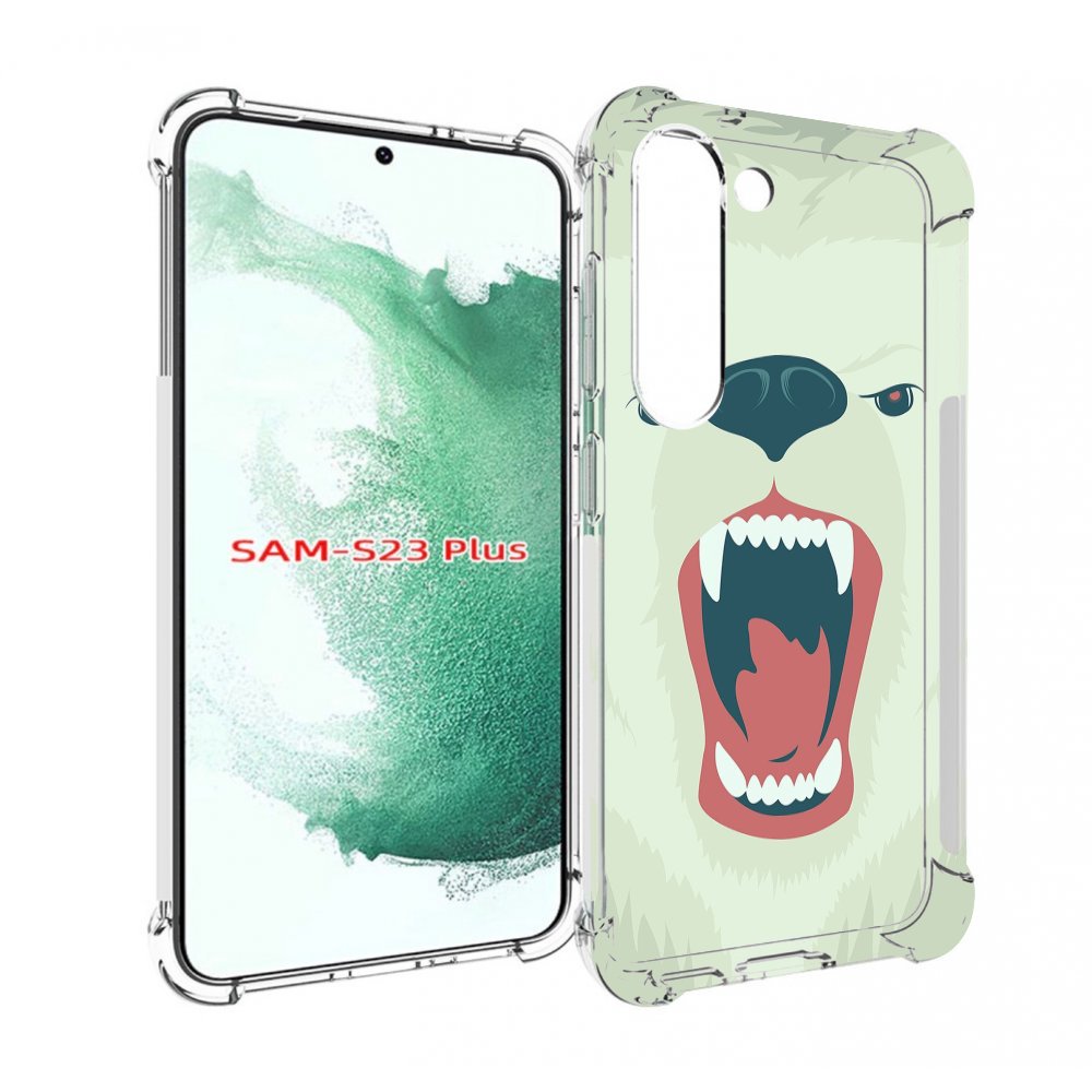 

Чехол MyPads белый-медведь для Samsung Galaxy S23 Plus +, Прозрачный, Tocco