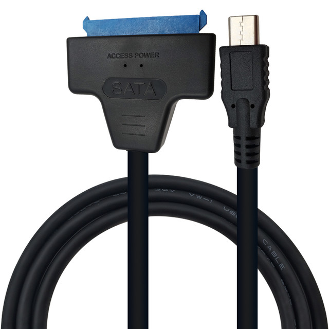 

Переходник-контроллер GSMIN RT-01 SATA 2,5 (7-15pin) в USB Type-C 3.1