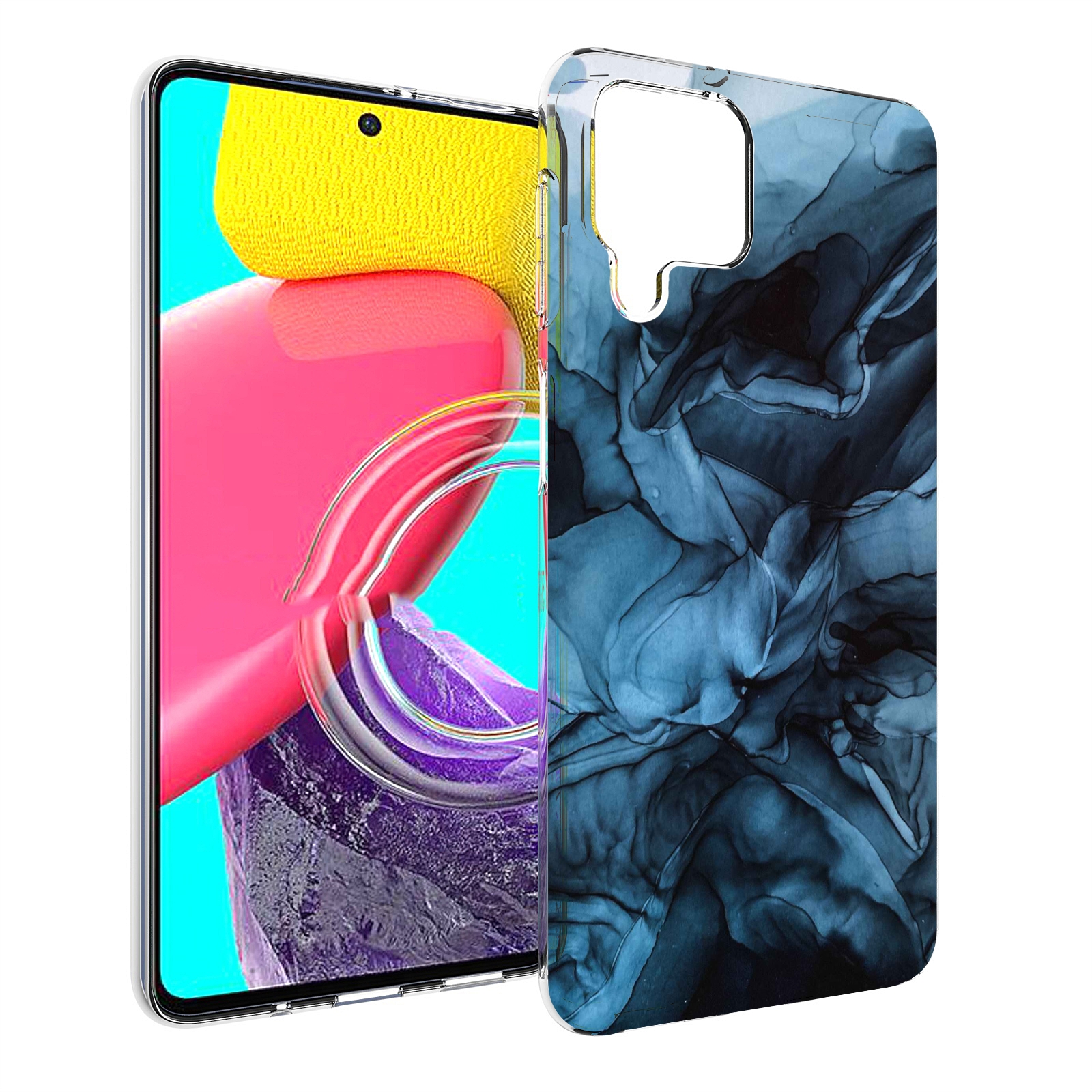 

Чехол MyPads голубой дымок для Samsung Galaxy M53 (SM-M536), Прозрачный, Tocco