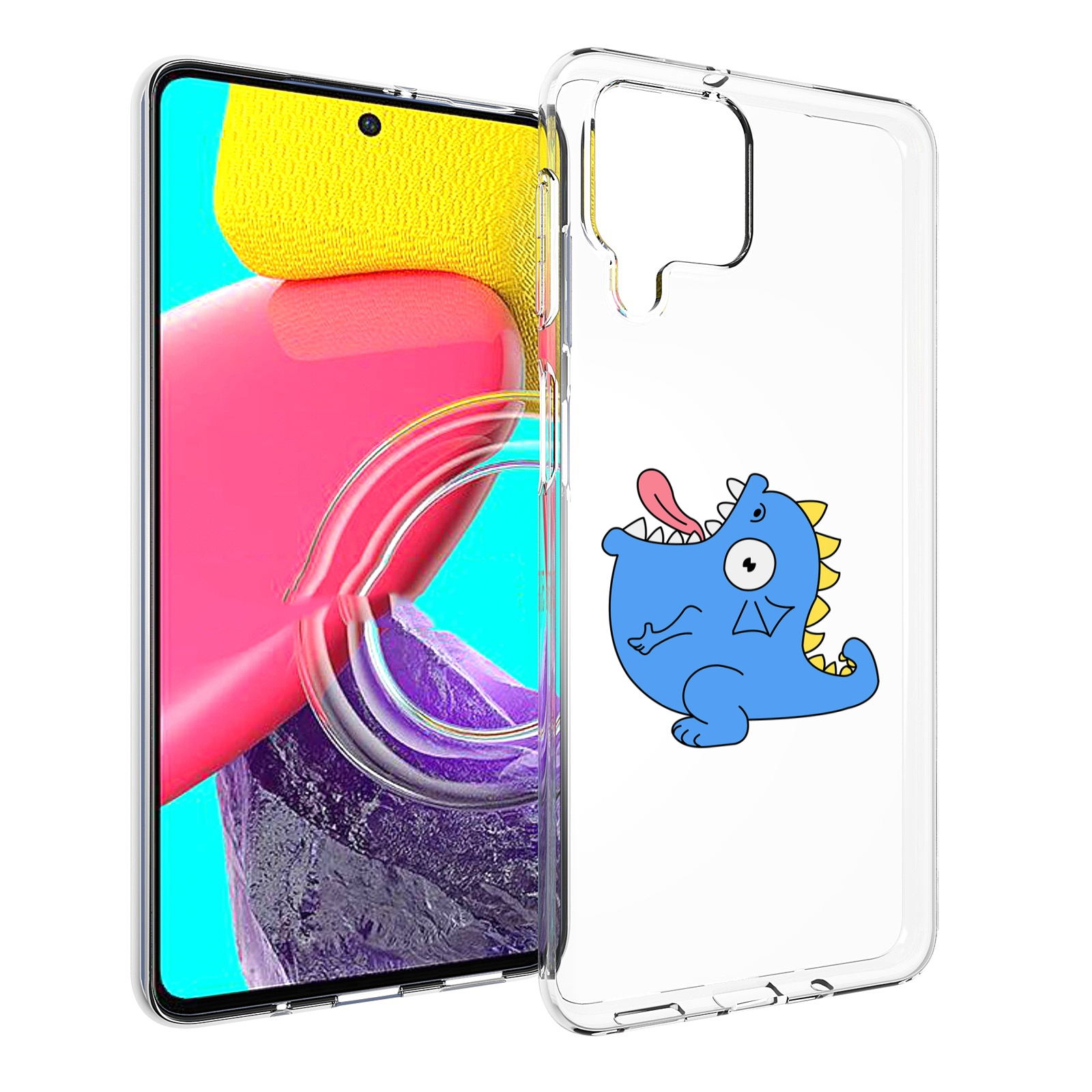 

Чехол MyPads голубая-рыбка для Samsung Galaxy M53 (SM-M536), Прозрачный, Tocco