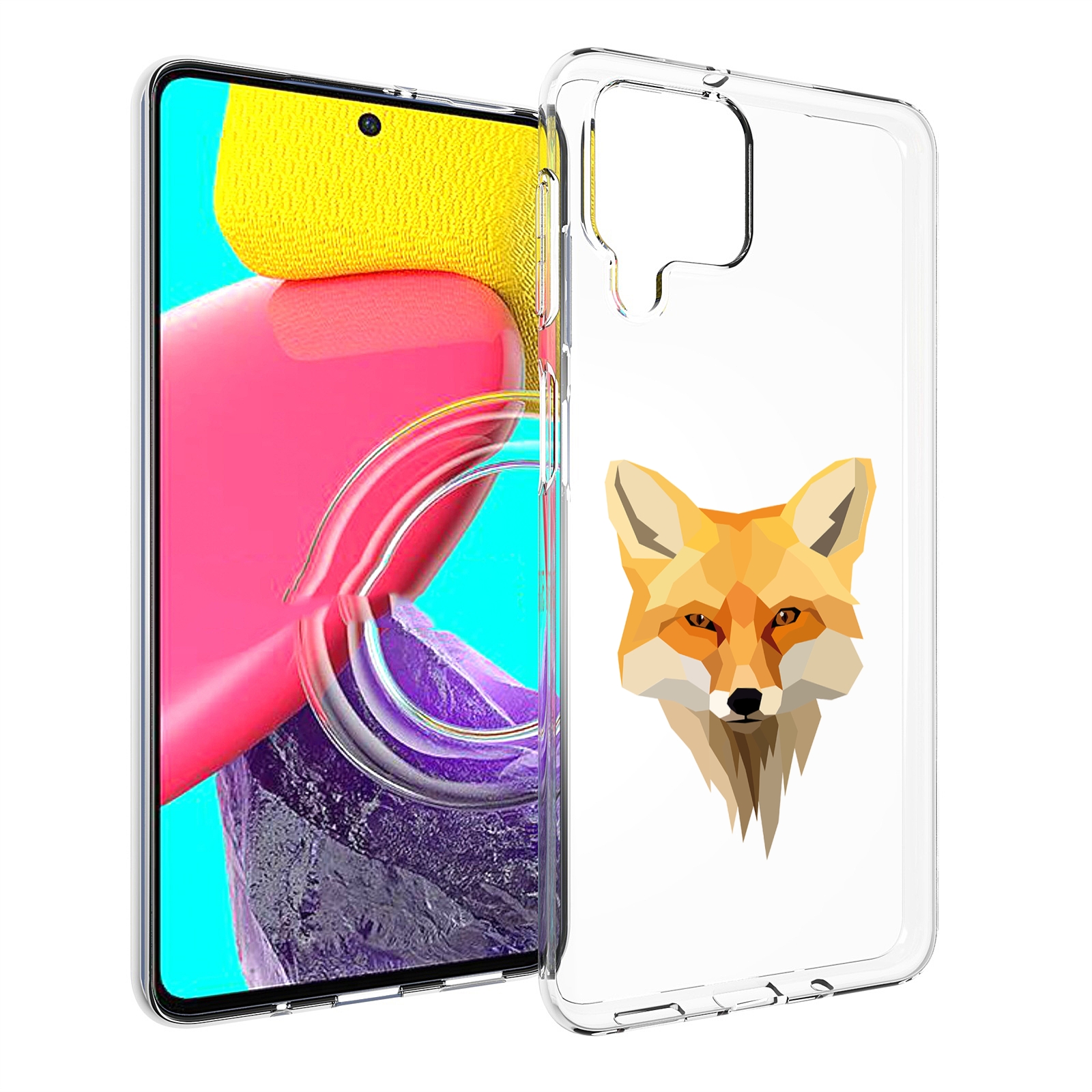 

Чехол MyPads голова-лисы для Samsung Galaxy M53 (SM-M536), Прозрачный, Tocco