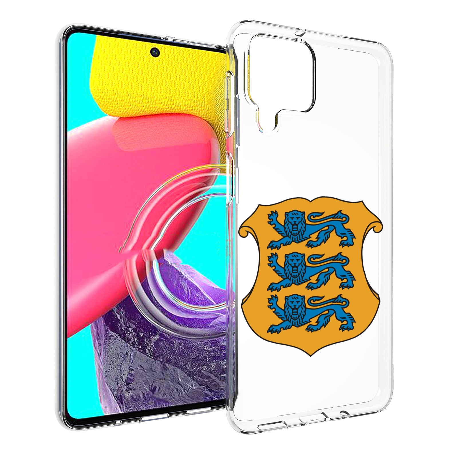

Чехол MyPads герб-эстонии для Samsung Galaxy M53 (SM-M536), Прозрачный, Tocco