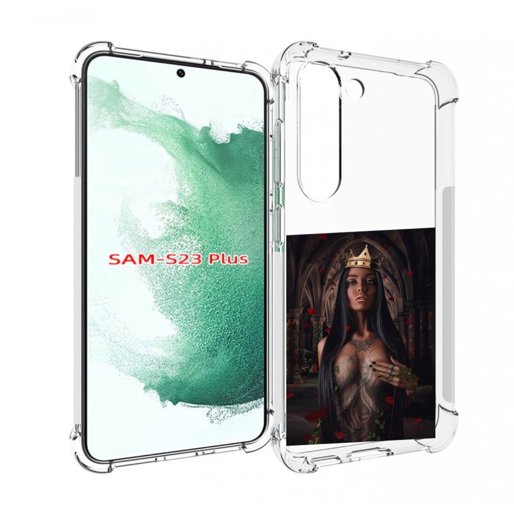 

Чехол MyPads багровый-пик для Samsung Galaxy S23 Plus +, Прозрачный, Tocco
