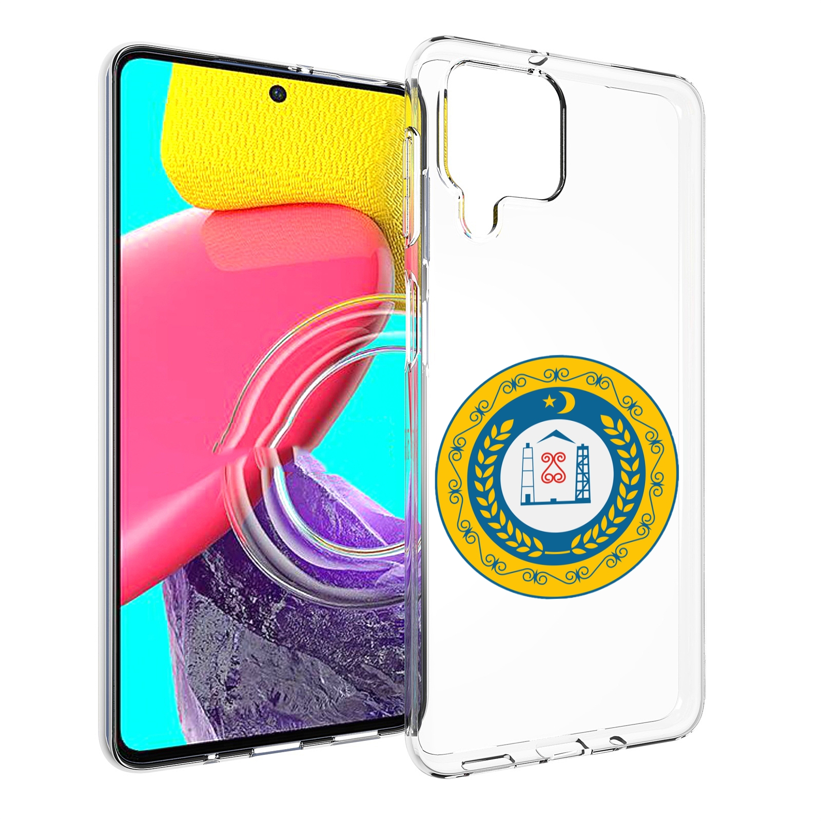 

Чехол MyPads герб-чечня для Samsung Galaxy M53 (SM-M536), Прозрачный, Tocco