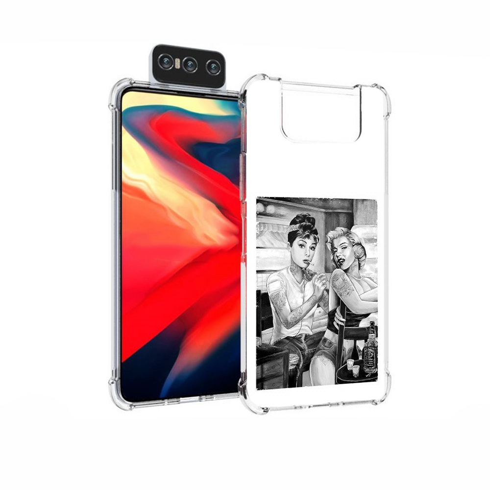 Чехол MyPads Tocco для Asus Zenfone 7 (ZS670KS) тату мастер