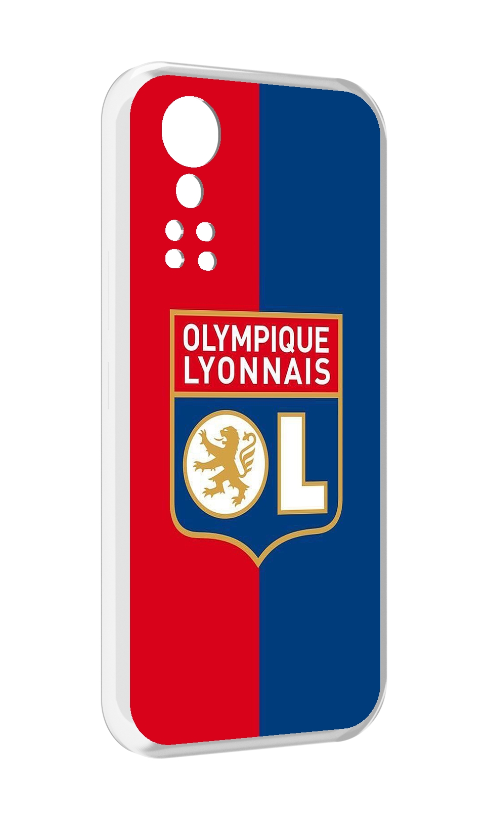 

Чехол MyPads фк лион эмблема для ZTE Axon 30 5G / Axon 30S, Прозрачный, Tocco