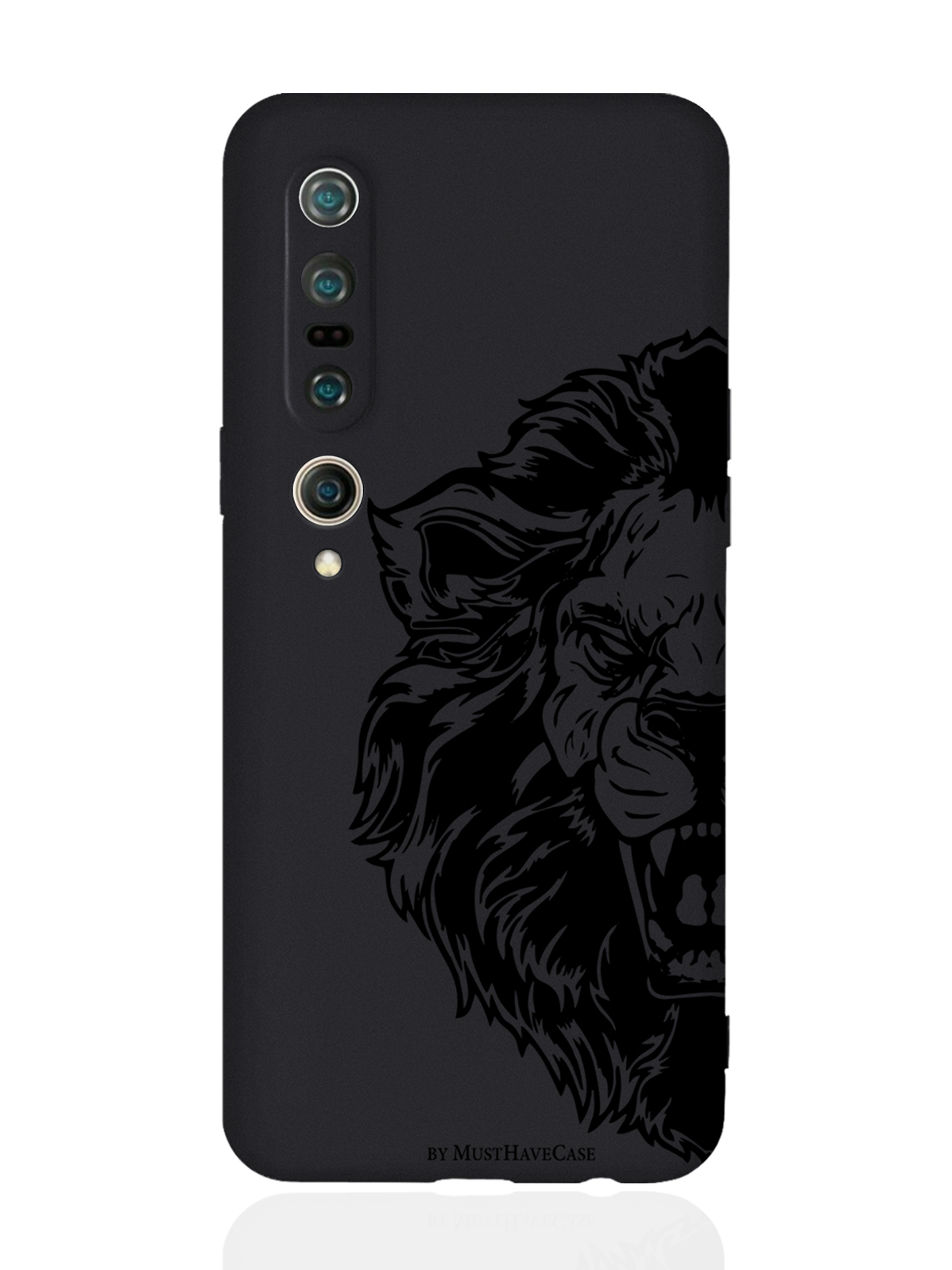 

Чехол MustHaveCase для Xiaomi Mi 10 Pro Король Лев черный, Черный;коричневый