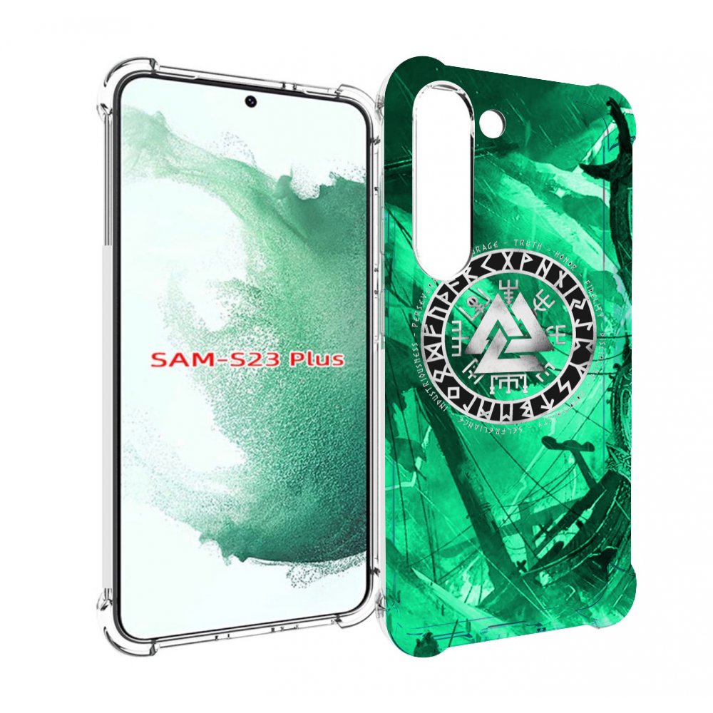 

Чехол MyPads ассасин-крид-2020-рагнарек мужской для Samsung Galaxy S23 Plus +, Прозрачный, Tocco