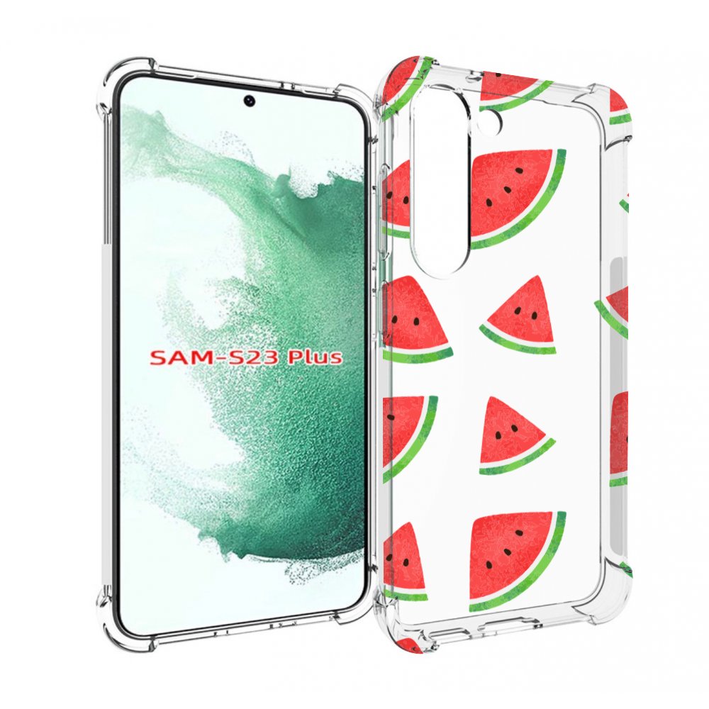 

Чехол MyPads арбузики для Samsung Galaxy S23 Plus +, Прозрачный, Tocco