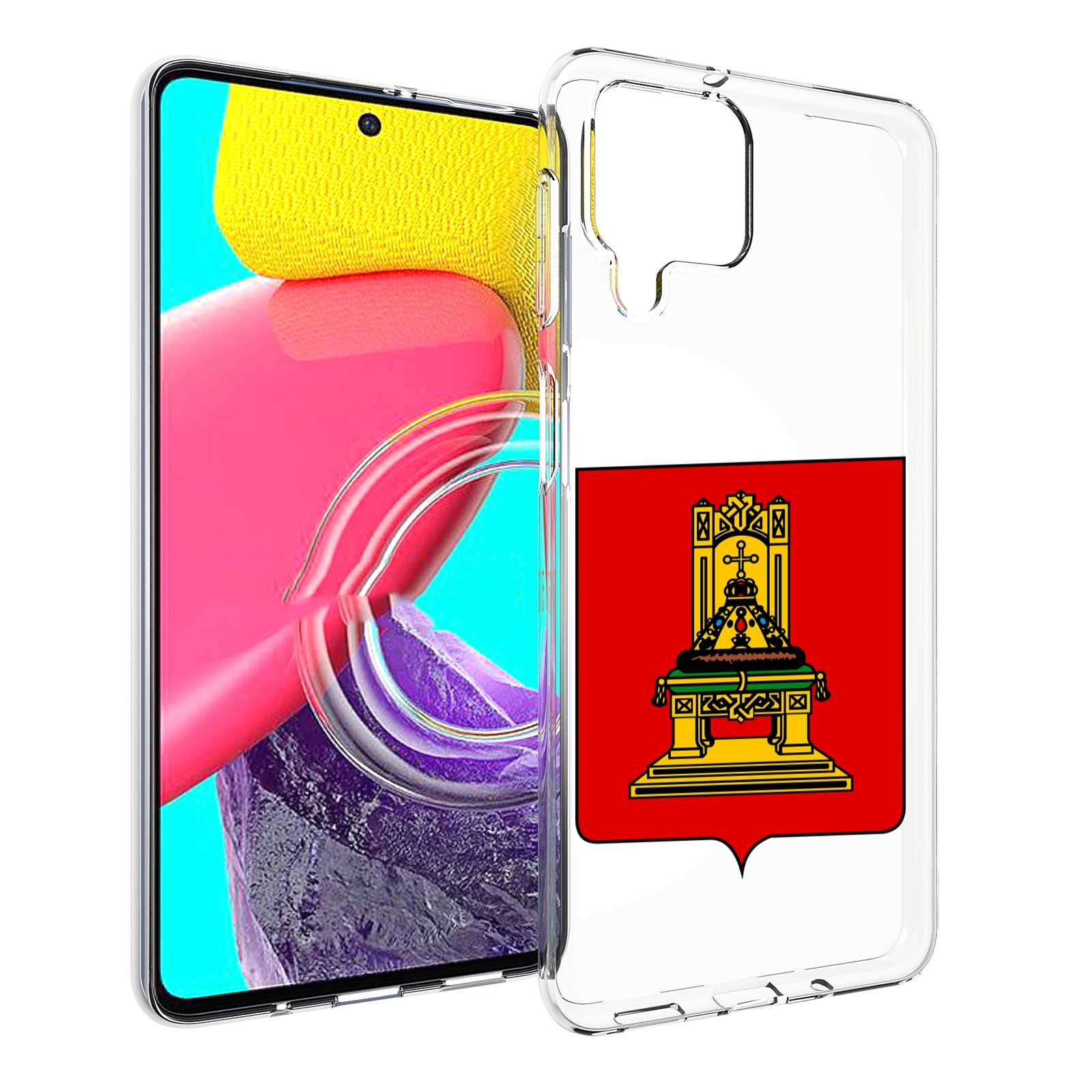 

Чехол MyPads герб-тверская-область для Samsung Galaxy M53 (SM-M536), Прозрачный, Tocco