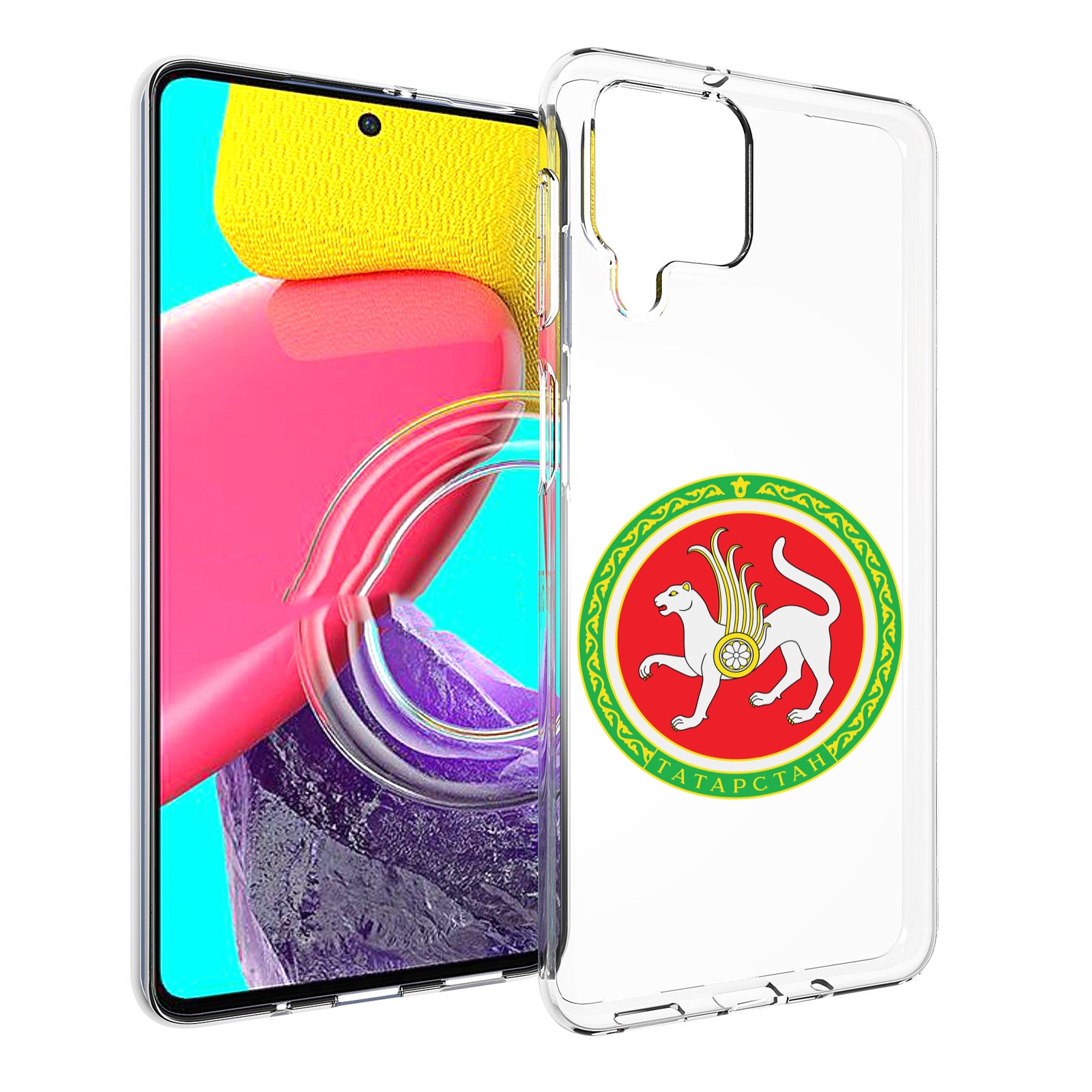 

Чехол MyPads герб-татарстан-казань для Samsung Galaxy M53 (SM-M536), Прозрачный, Tocco