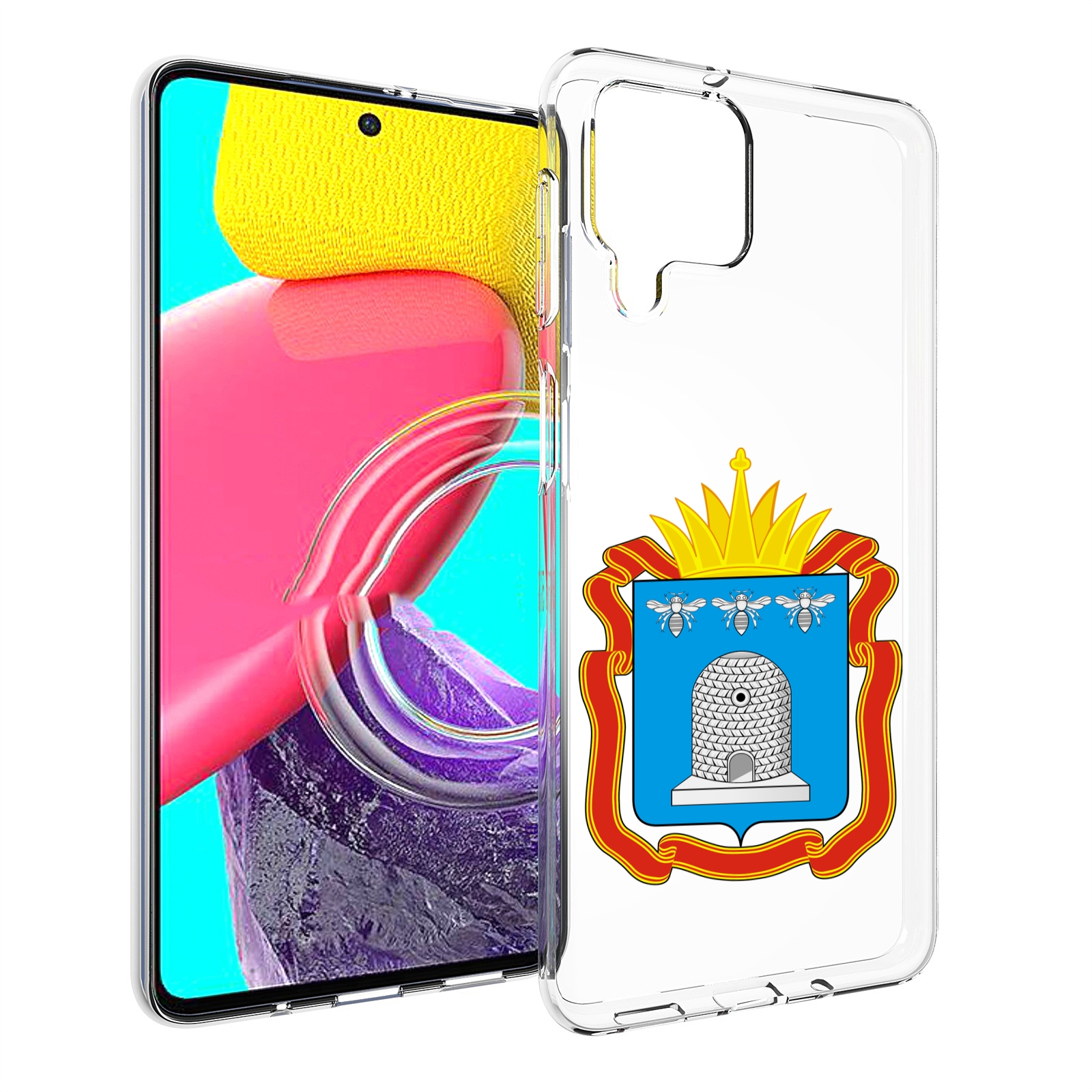 

Чехол MyPads герб-тамбовская-область для Samsung Galaxy M53 (SM-M536), Прозрачный, Tocco