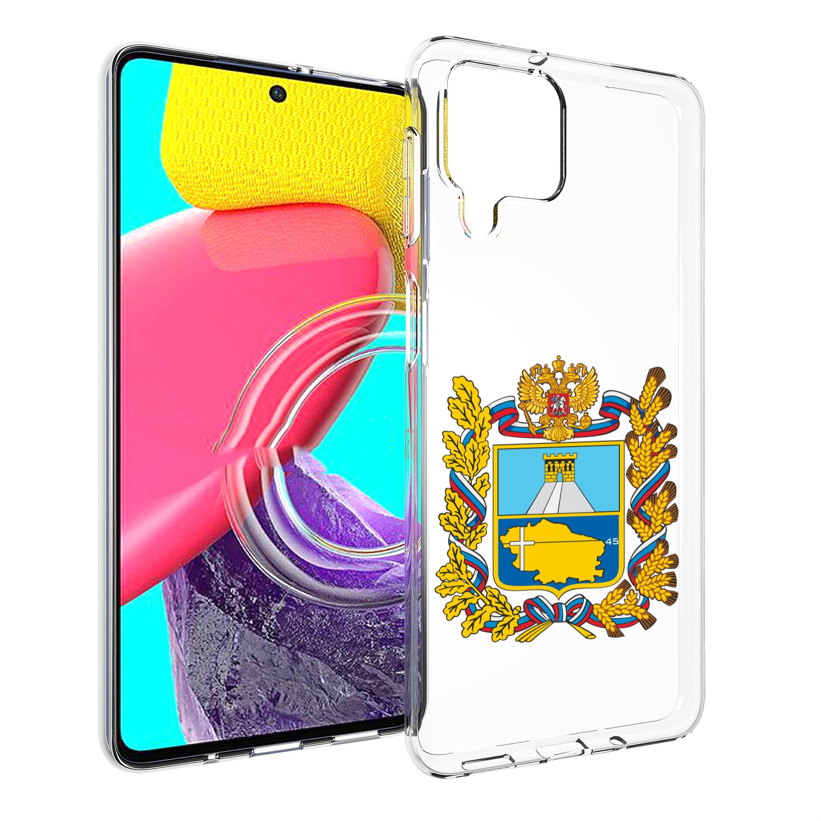 

Чехол MyPads герб-ставропольскии-краи для Samsung Galaxy M53 (SM-M536), Прозрачный, Tocco