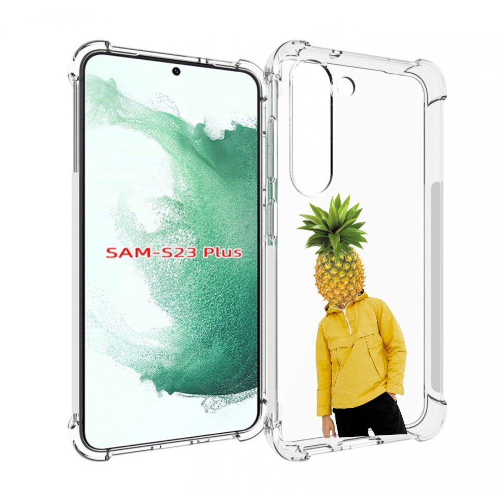 

Чехол MyPads ананасовая-голова для Samsung Galaxy S23 Plus +, Прозрачный, Tocco