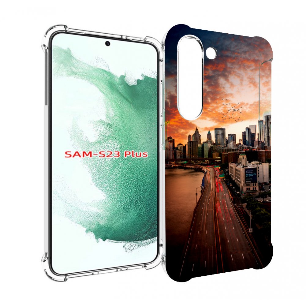 

Чехол MyPads американский город фото для Samsung Galaxy S23 Plus +, Прозрачный, Tocco