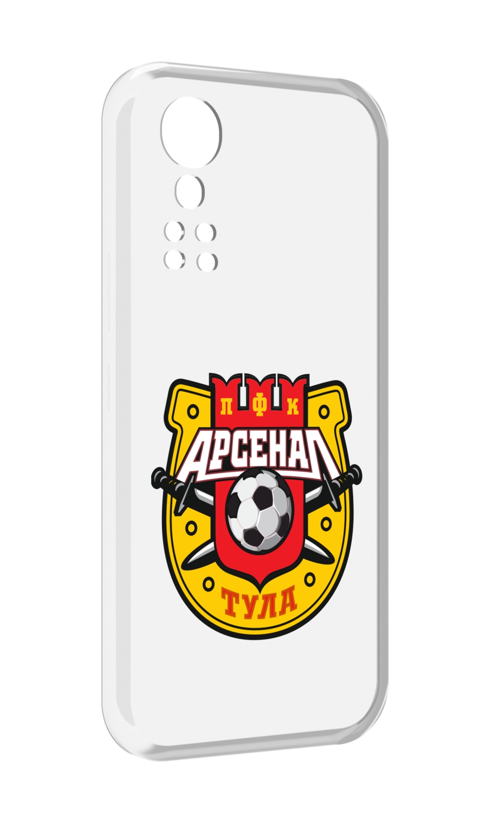 

Чехол MyPads фк арсенал тула мужской для ZTE Axon 30 5G / Axon 30S, Прозрачный, Tocco