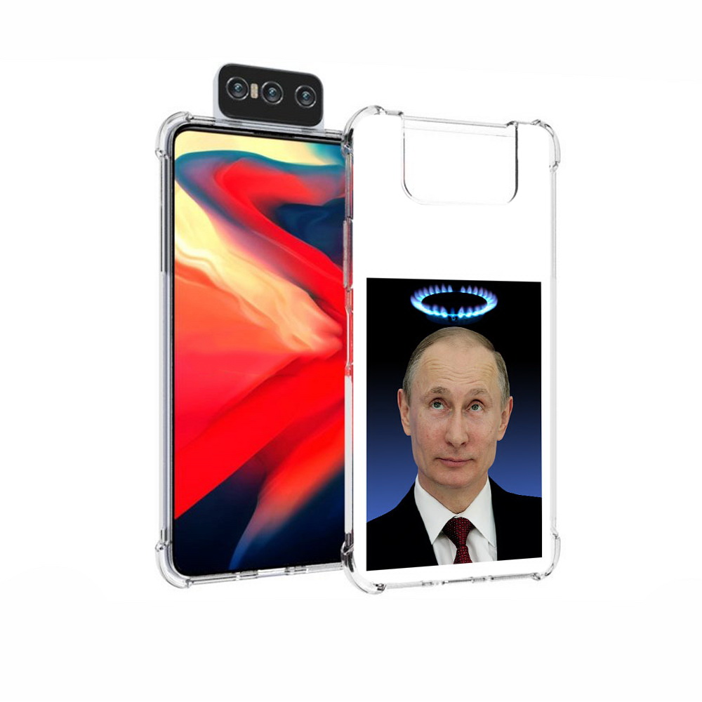 

Чехол MyPads Tocco для Asus Zenfone 7 (ZS670KS) святой газ, Прозрачный, Tocco