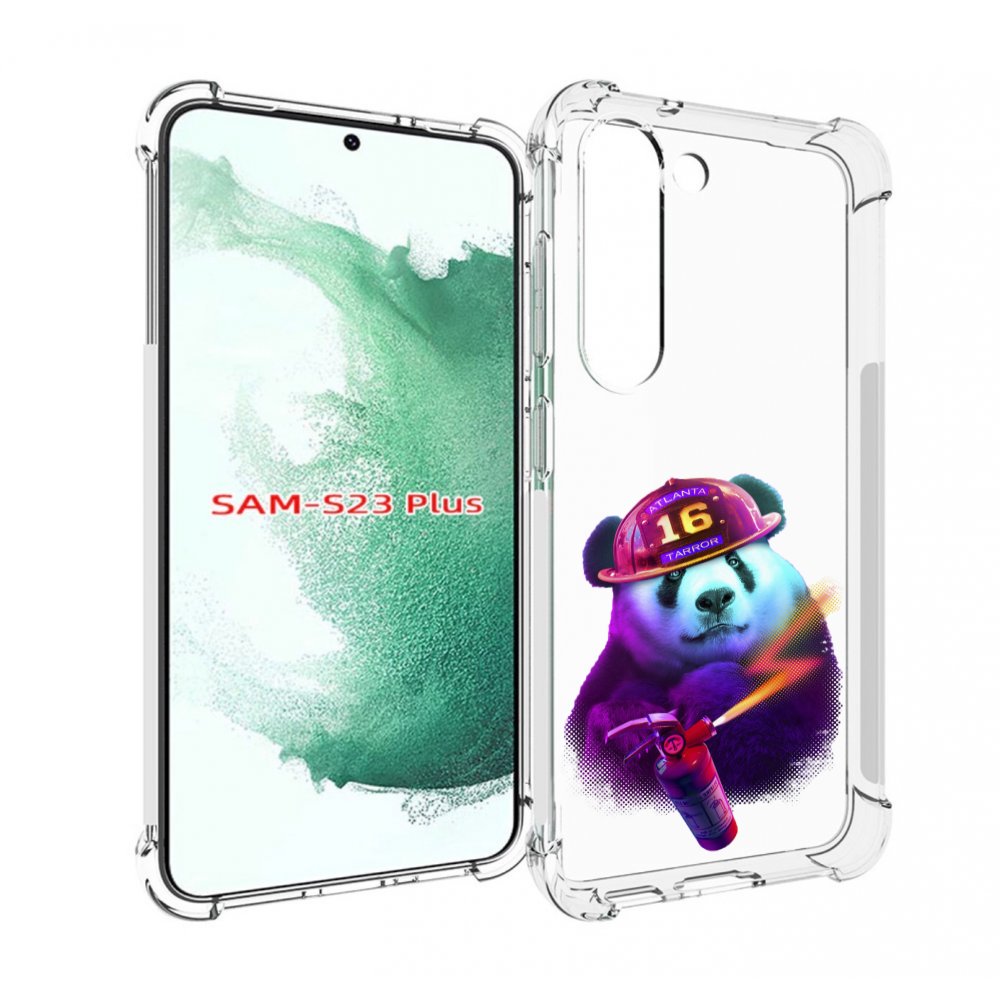 

Чехол MyPads Яркая панда детский для Samsung Galaxy S23 Plus +, Прозрачный, Tocco