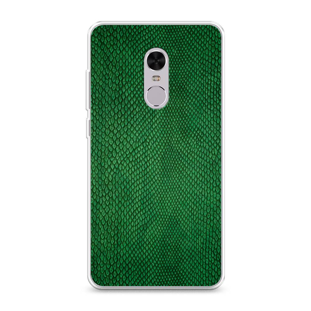 фото Силиконовый чехол "изумрудная змея" на xiaomi redmi note 4 awog