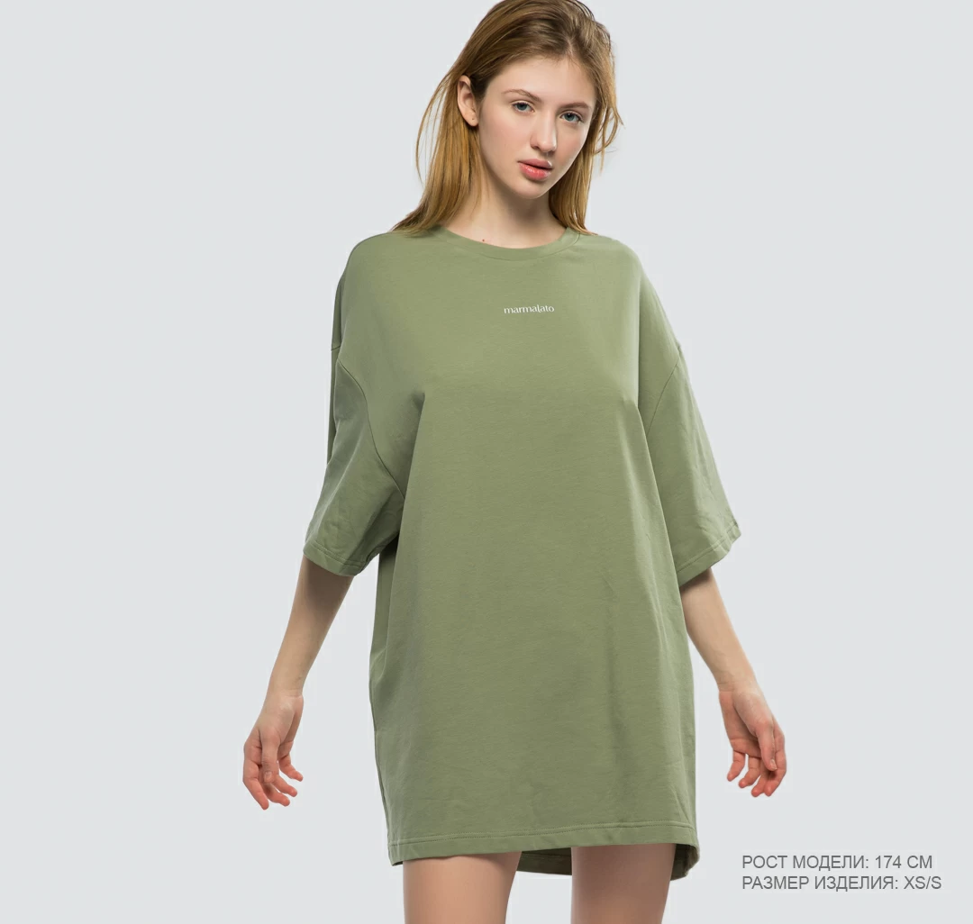

Платье женское Marmalato 1019-043 хаки M/L, 1019-043
