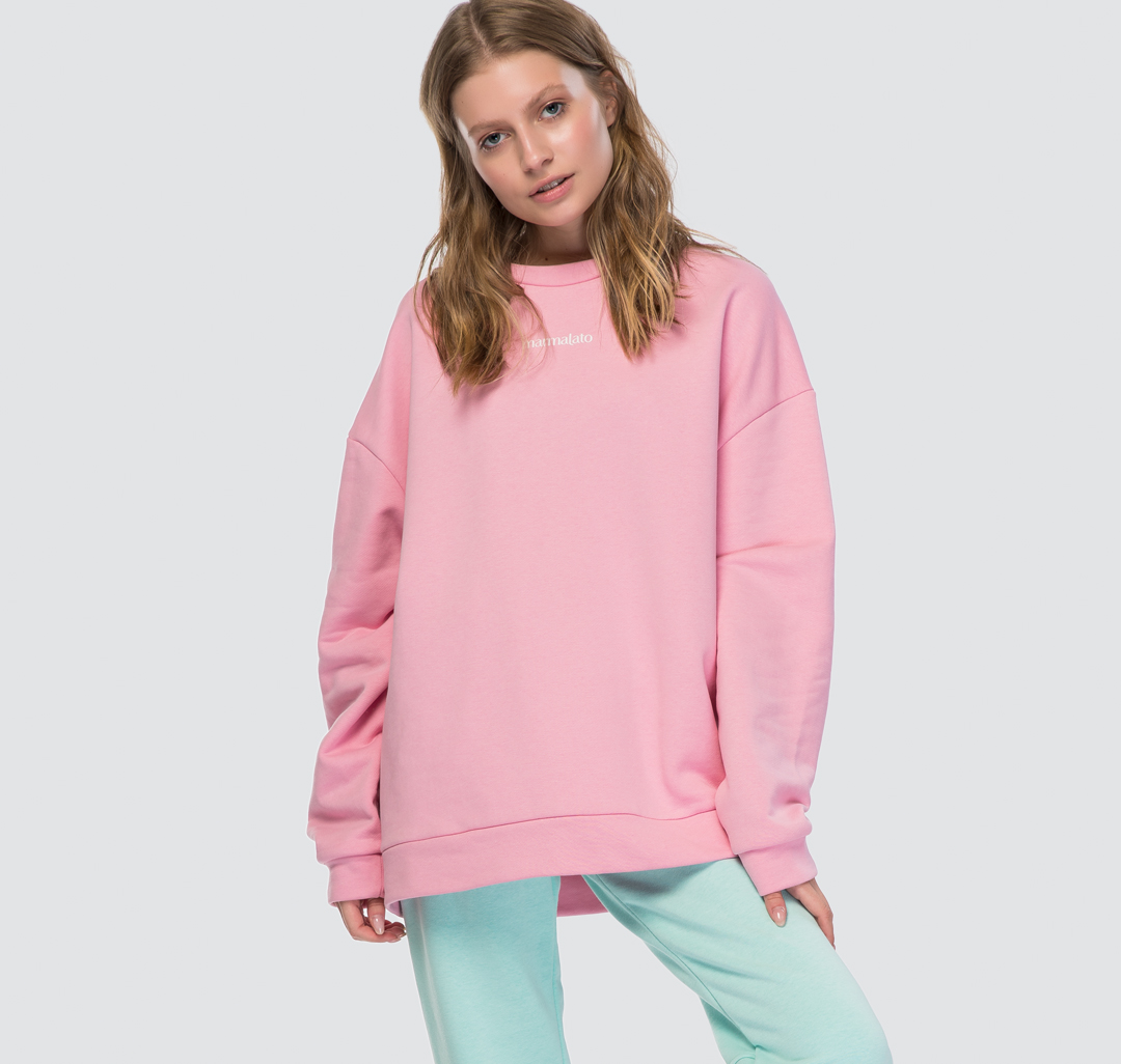 

Свитшот женский Marmalato 1019-042 розовый S/M, 1019-042