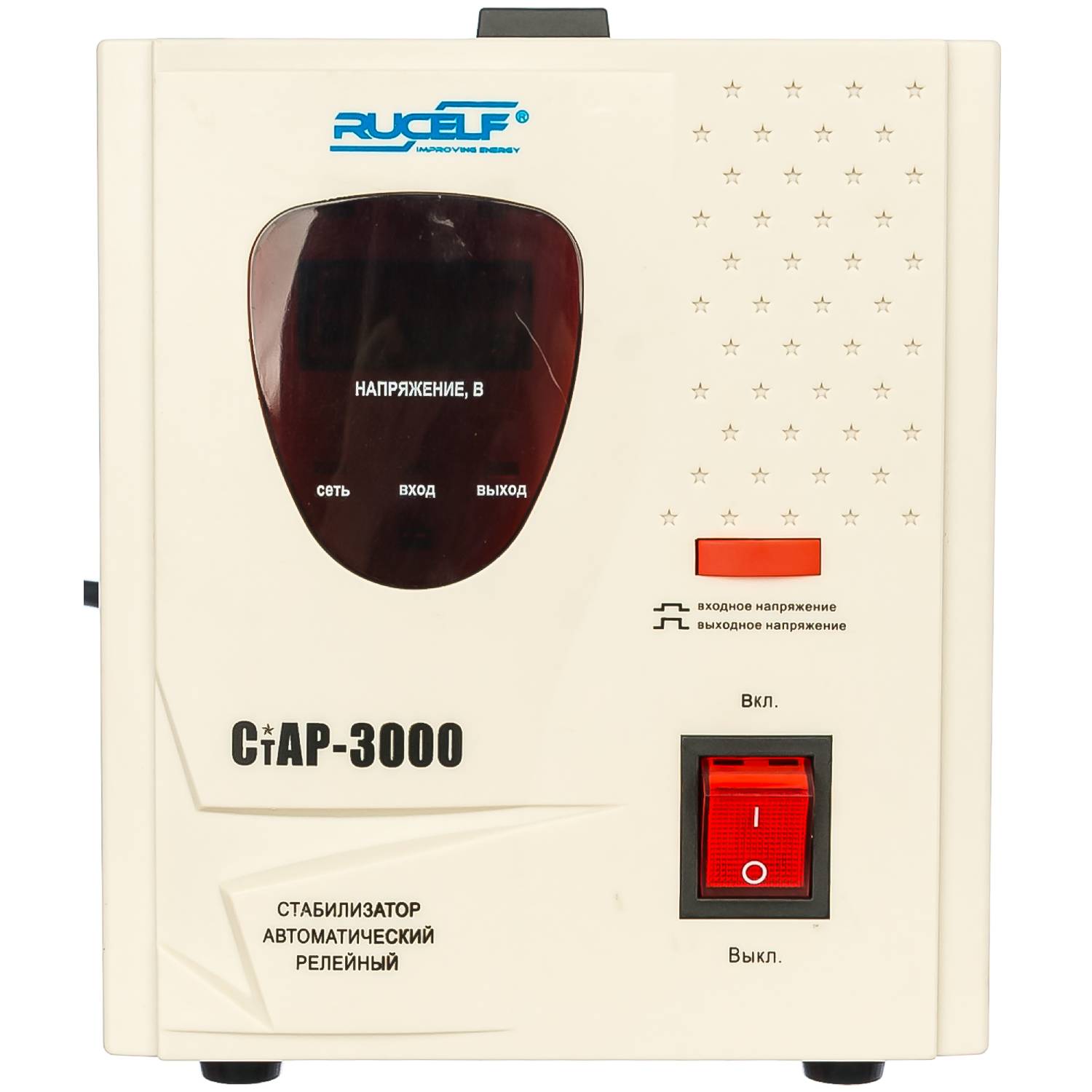 

Стабилизатор напряжения Rucelf CTAP-3000VA, CTAP-3000VA