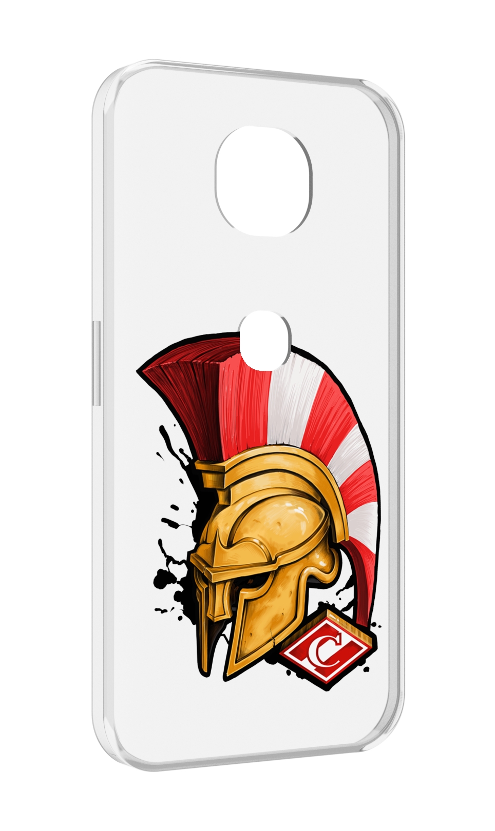 

Чехол MyPads ФК спартак шлем для Motorola Moto G5S (XT1799-2), Прозрачный, Tocco