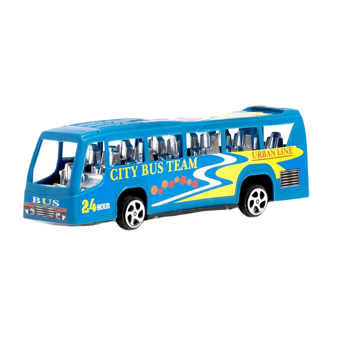 фото Автобус инерционный «городская экскурсия», цвета микс nobrand