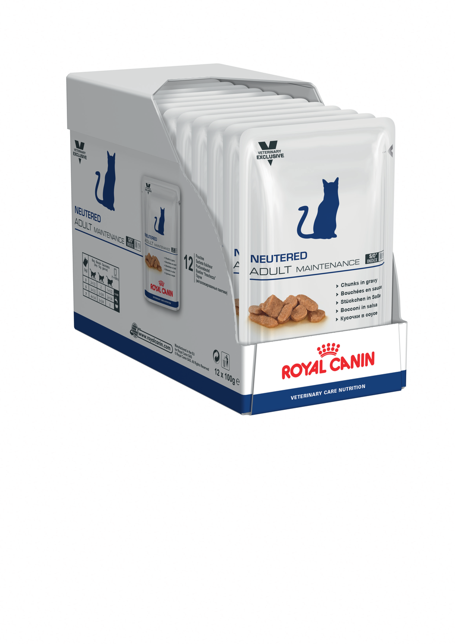 фото Влажный корм для кошек royal canin neutered adult maintenance, свинина, птица, 12шт, 100г