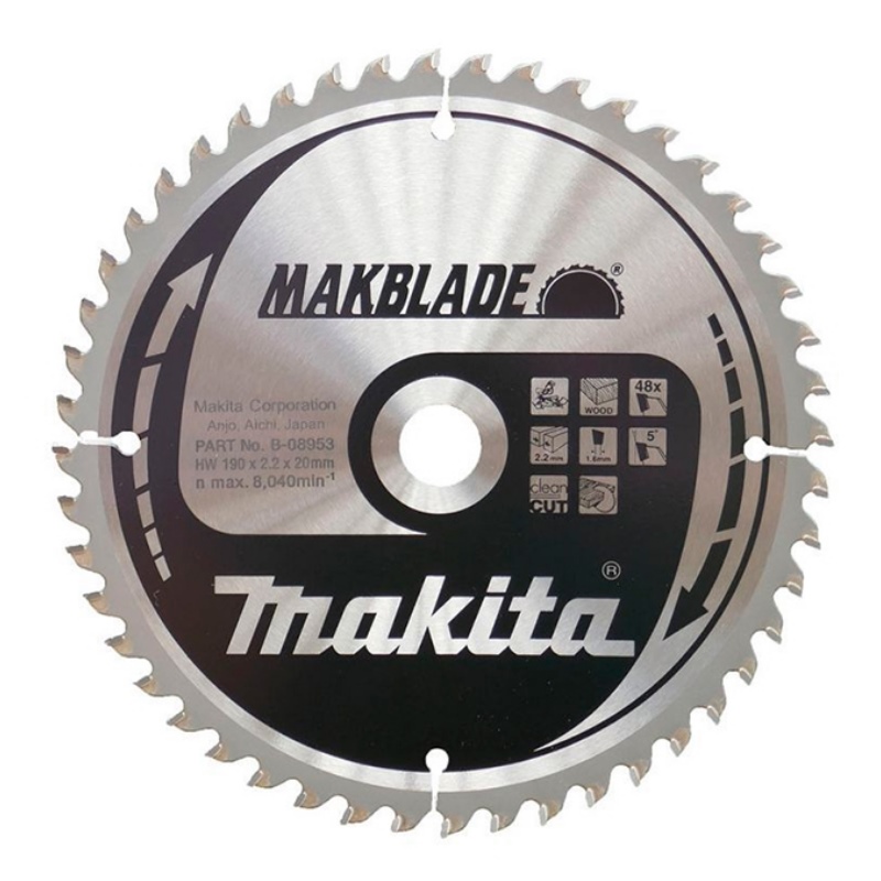 фото Диск пильный 190 x 20 мм, 48 зубьев, makblade makita, b-35271