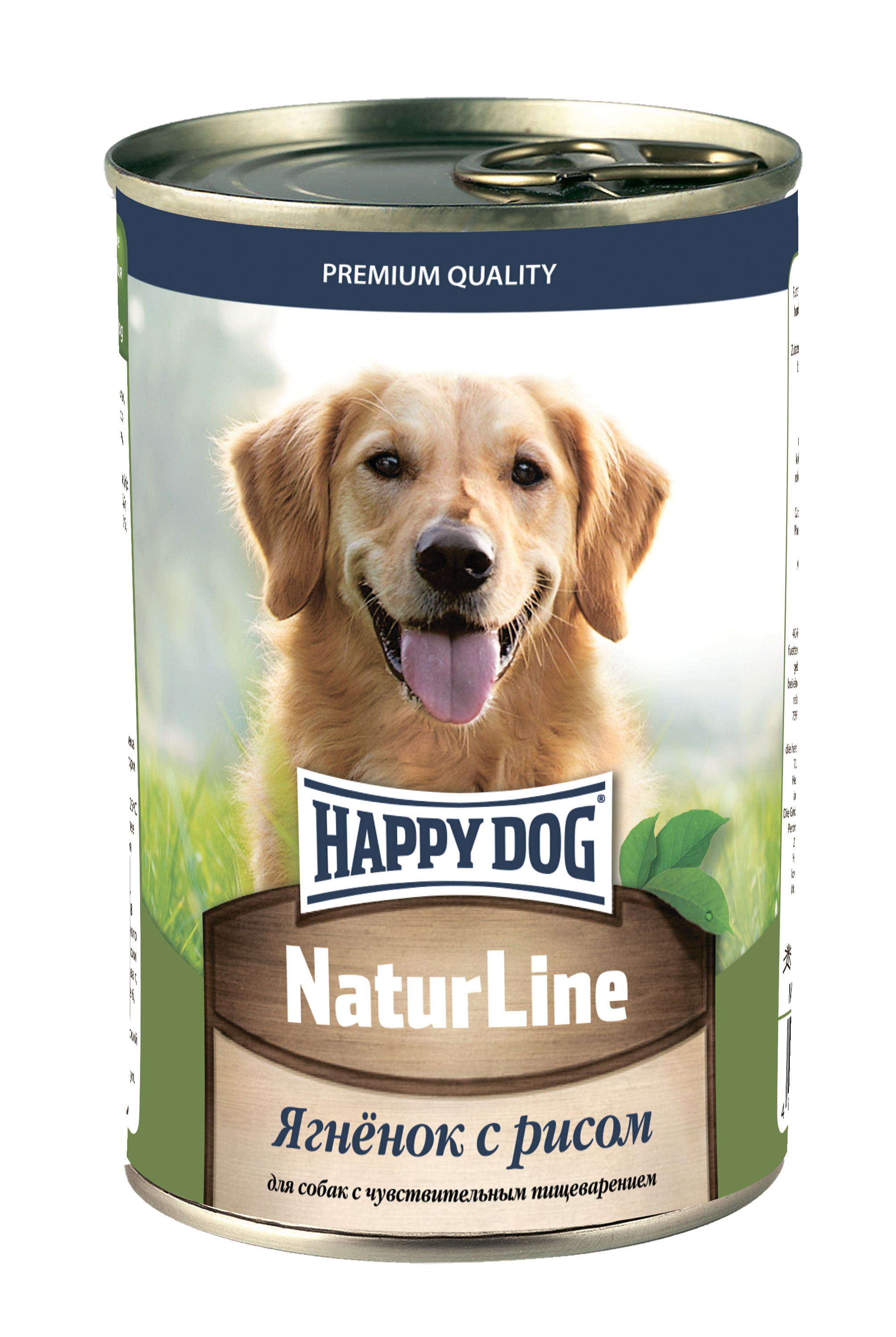 фото Консервы для собак happy dog naturline, с ягненком и рисом, 20шт по 400г