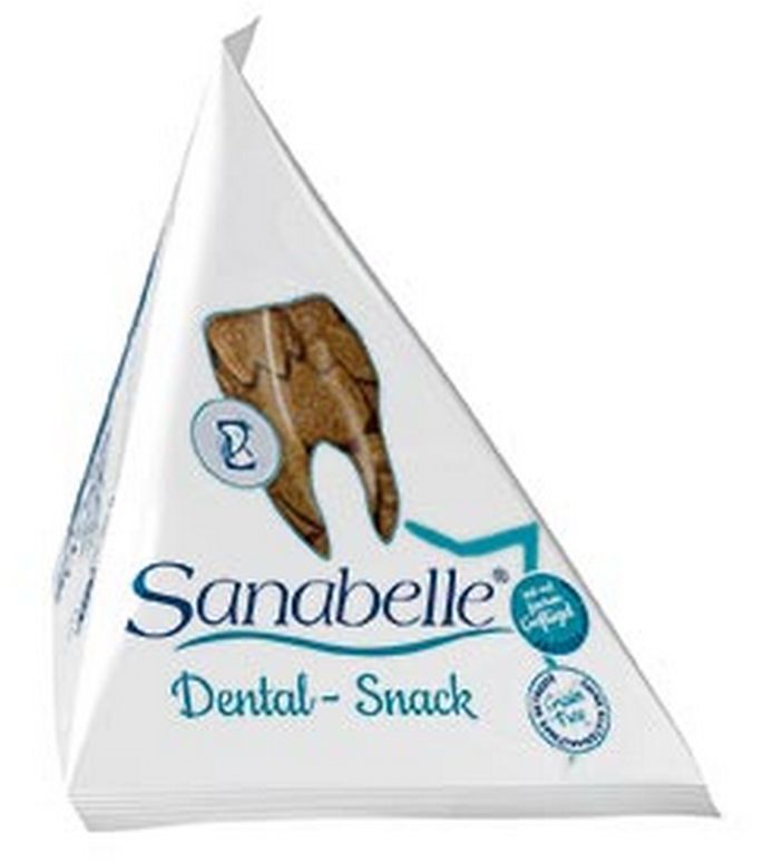 фото Лакомство для кошек sanabelle dental snack, от зубного камня, 20 г