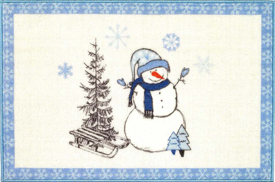 

Avanti Коврик Avanti Let it Snow 13321J белый, голубой