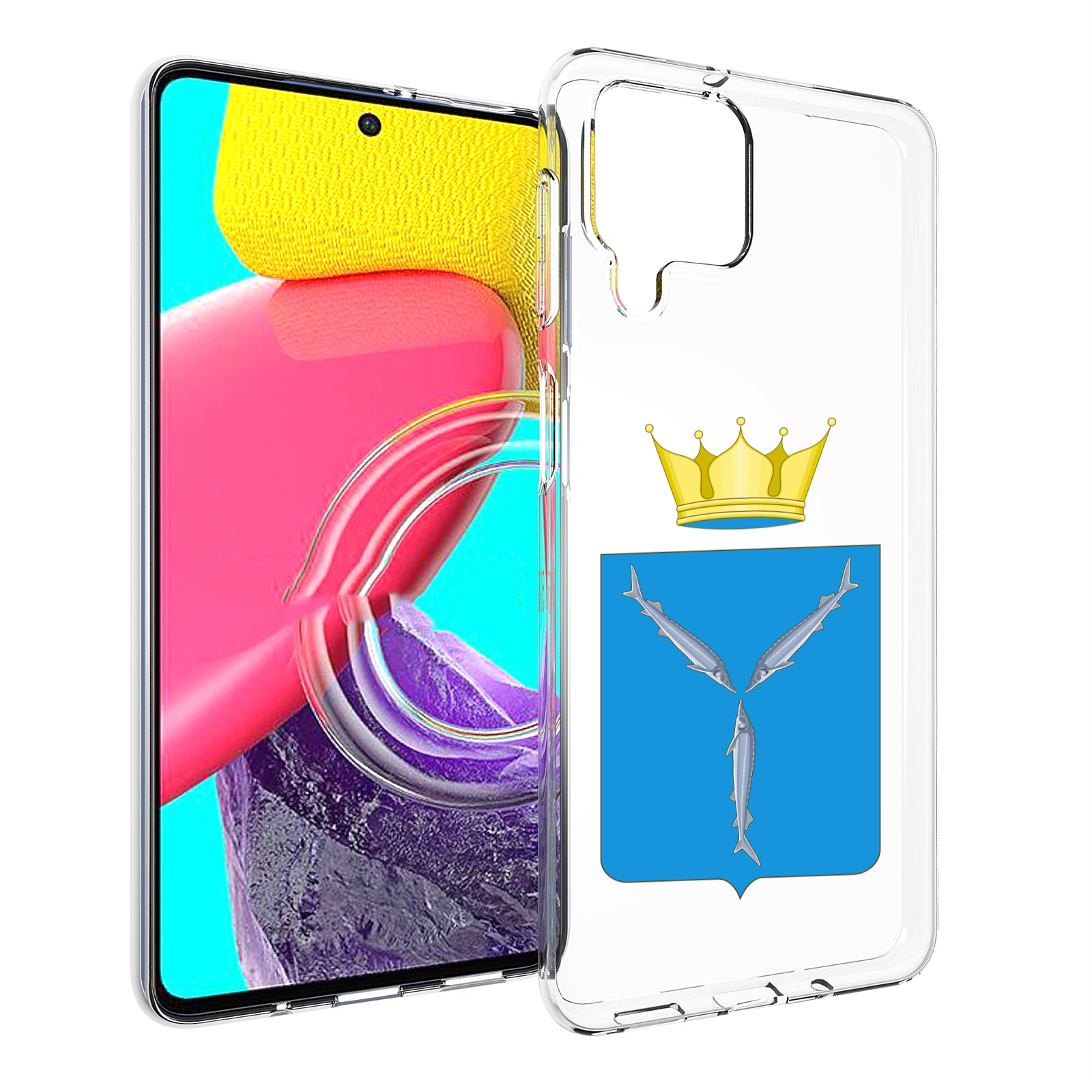 

Чехол MyPads герб-саратовская-область для Samsung Galaxy M53 (SM-M536), Прозрачный, Tocco