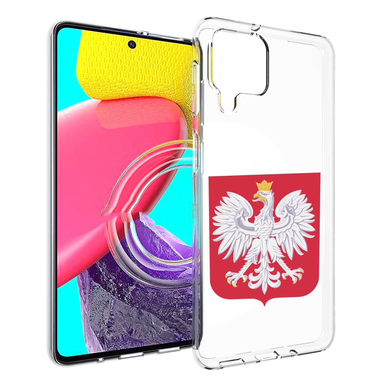 

Чехол MyPads герб-польши для Samsung Galaxy M53 (SM-M536), Прозрачный, Tocco