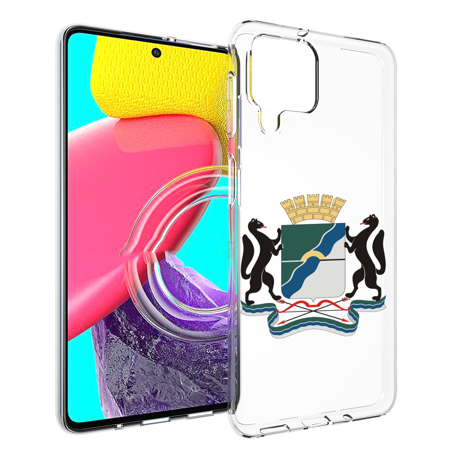 

Чехол MyPads герб-новосибирская-область для Samsung Galaxy M53 (SM-M536), Прозрачный, Tocco