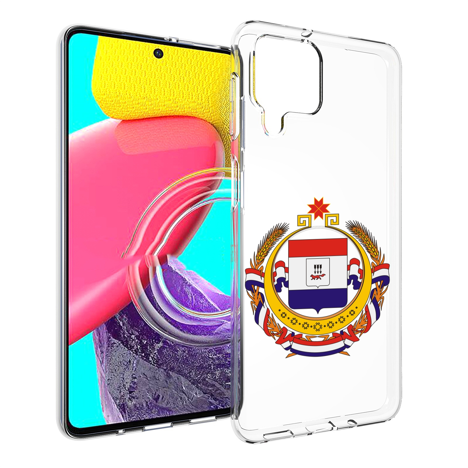

Чехол MyPads герб-мордовия-саранск для Samsung Galaxy M53 (SM-M536), Прозрачный, Tocco